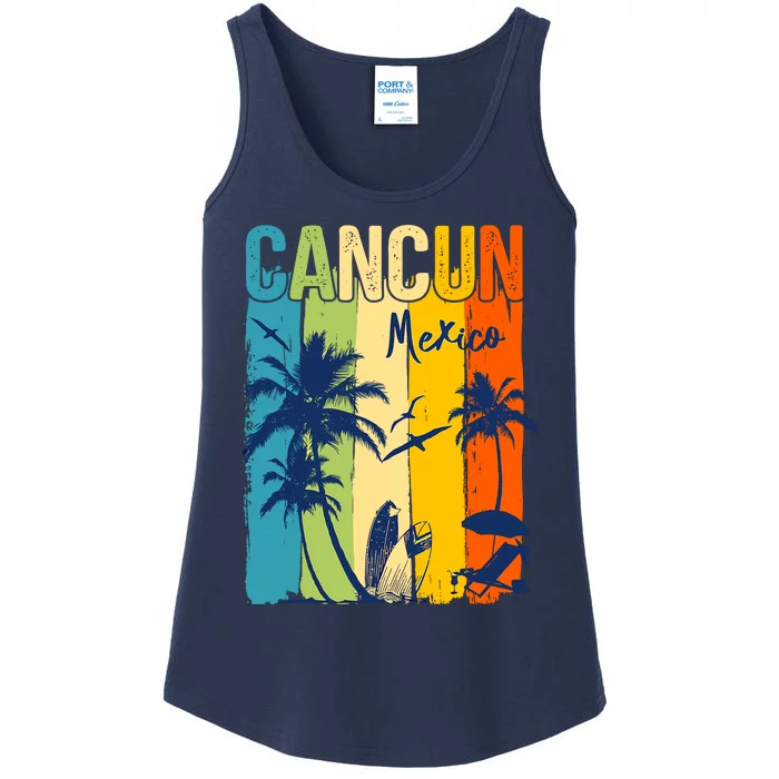 Cancun Mexico Family Vacation Matching Group Ladies Essential Tank