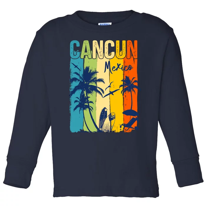 Cancun Mexico Family Vacation Matching Group Toddler Long Sleeve Shirt