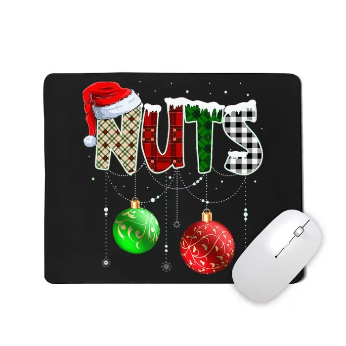 Chestnuts Matching Family Funny Chest Nuts Christmas Couples Mousepad