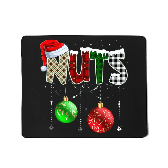 Chestnuts Matching Family Funny Chest Nuts Christmas Couples Mousepad