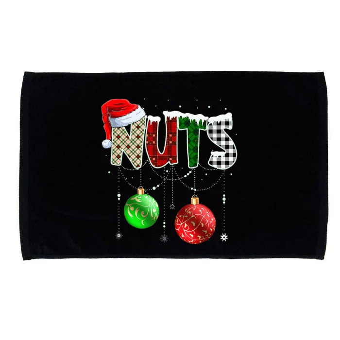 Chestnuts Matching Family Funny Chest Nuts Christmas Couples Microfiber Hand Towel