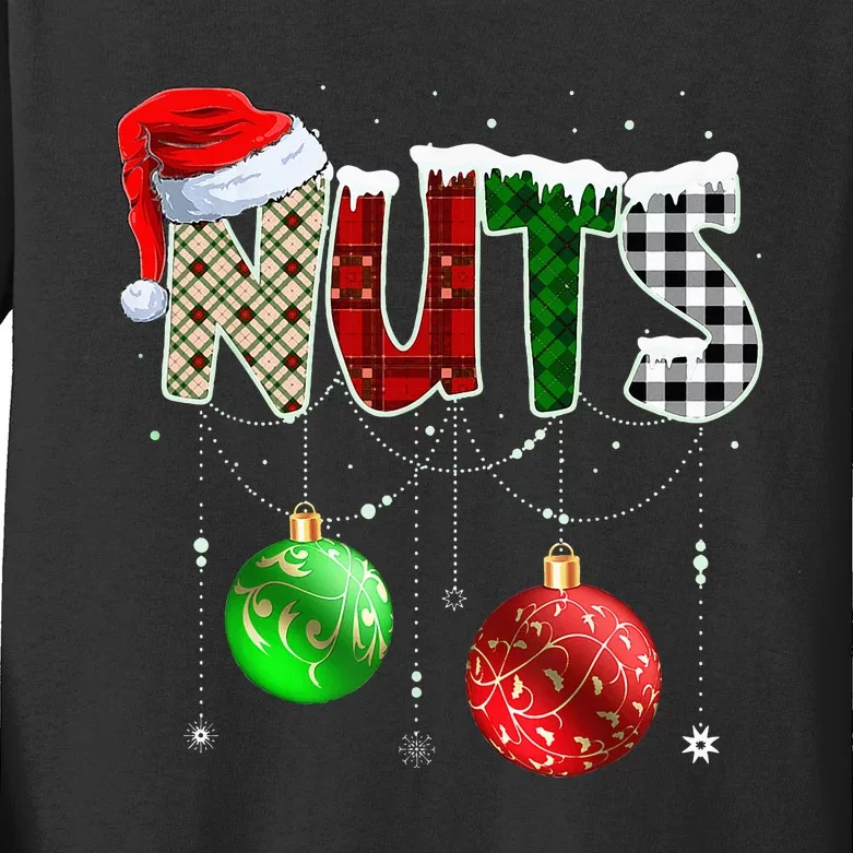 Chestnuts Matching Family Funny Chest Nuts Christmas Couples Kids Long Sleeve Shirt