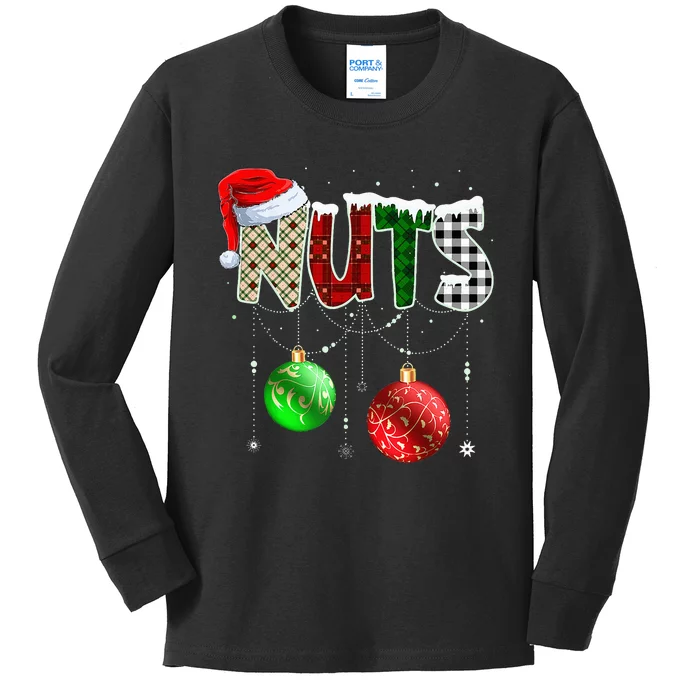 Chestnuts Matching Family Funny Chest Nuts Christmas Couples Kids Long Sleeve Shirt