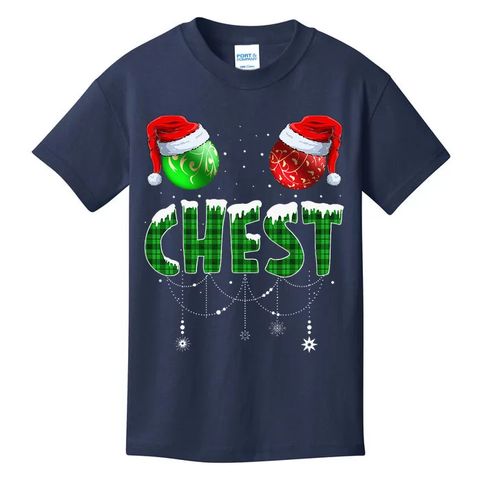 Chestnuts Matching Family Funny Chest Nuts Christmas Couples Kids T-Shirt