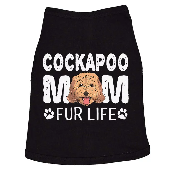 Cockapoo Mom Fur Life Dog Pun Mother's Day Cute Doggie Tank