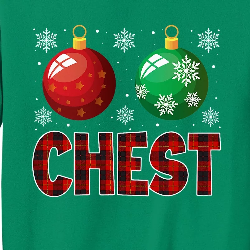 Chestnuts Matching Family Funny Chest Nuts Christmas Couples Sweatshirt