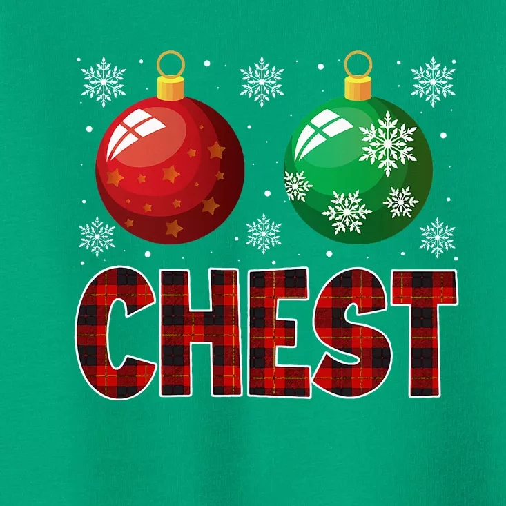 Chestnuts Matching Family Funny Chest Nuts Christmas Couples Toddler T-Shirt