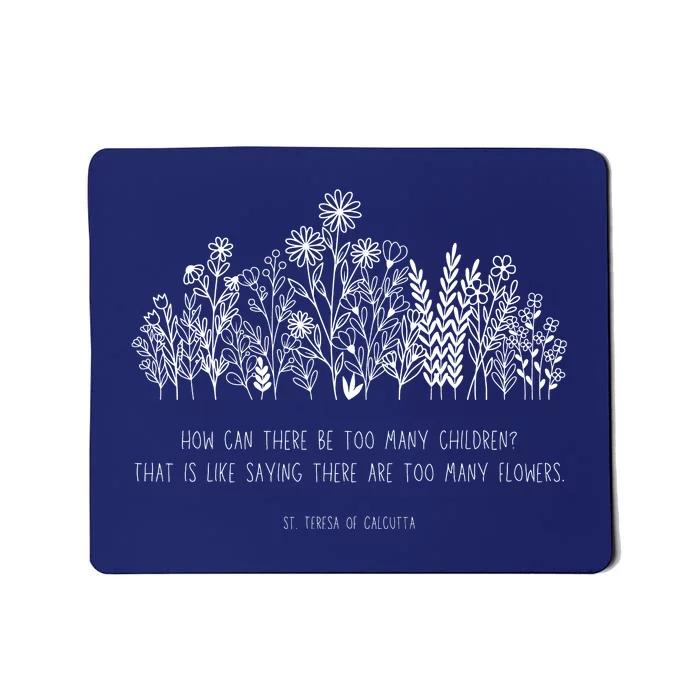 Catholic Mom For Mama Of Many Children Mother Mousepad