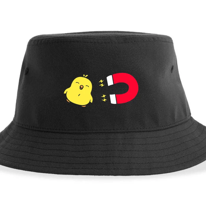 Chick Magnet Funny Sustainable Bucket Hat