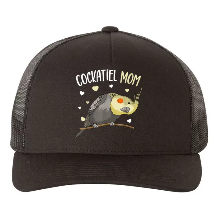 Cockatiel Mom Funny Bird Lover Women Yupoong Adult 5-Panel Trucker Hat