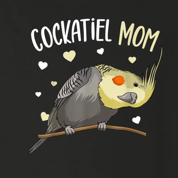 Cockatiel Mom Funny Bird Lover Women Toddler Long Sleeve Shirt