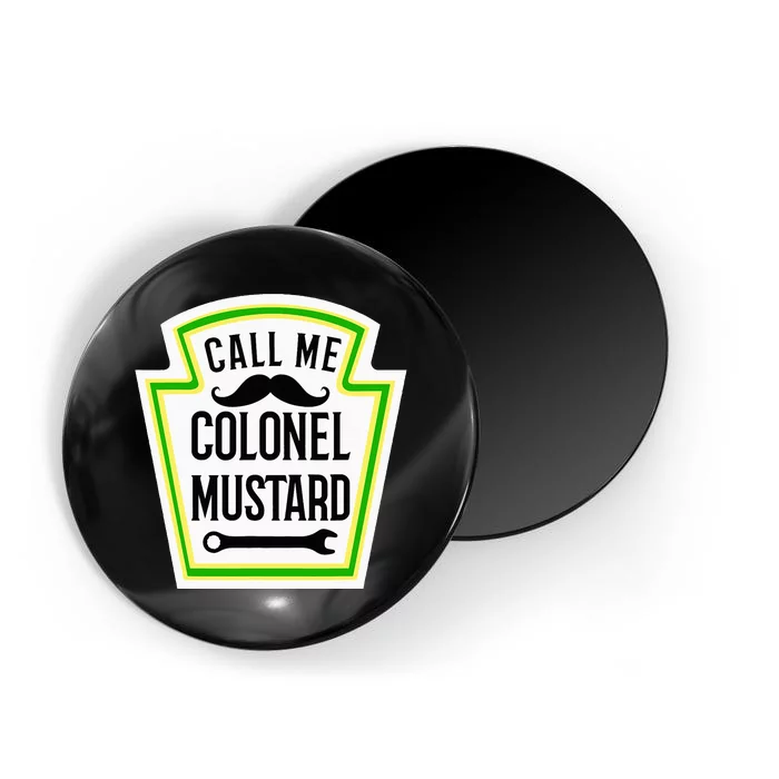 Colonel Mustard Funny Halloween Mustard Costume Magnet