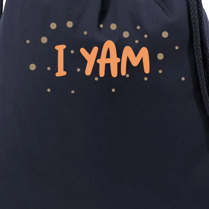 Couples Matching Funny Gift I Yam Matchs She Is My Sweet Potato Gift Drawstring Bag