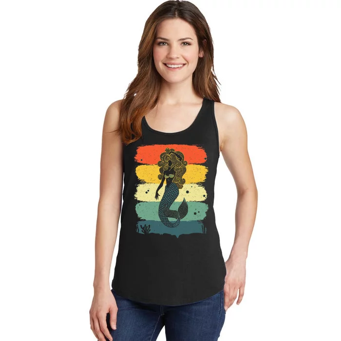 Cool Mermaid For  Under Sea Mermaids Merman Ladies Essential Tank