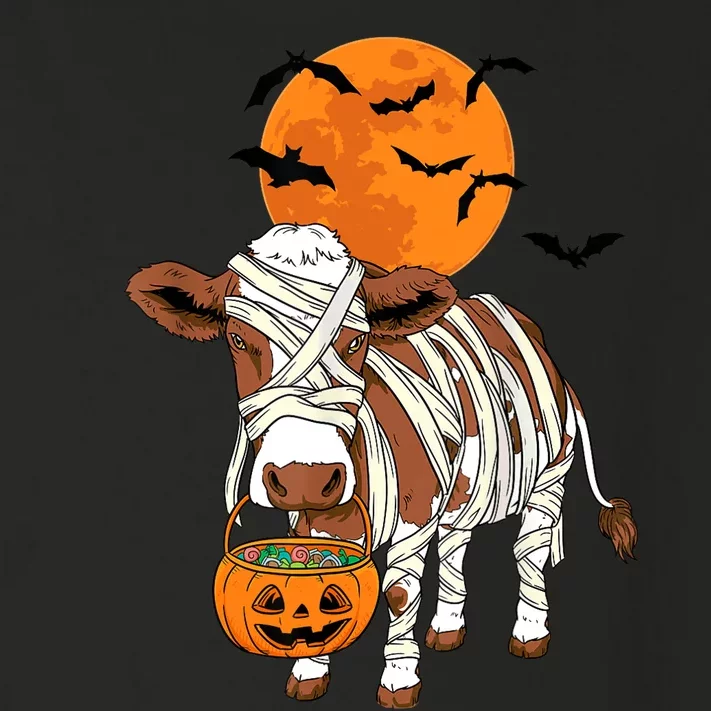 Cow Mummy Funny Halloween Farmer Toddler Long Sleeve Shirt