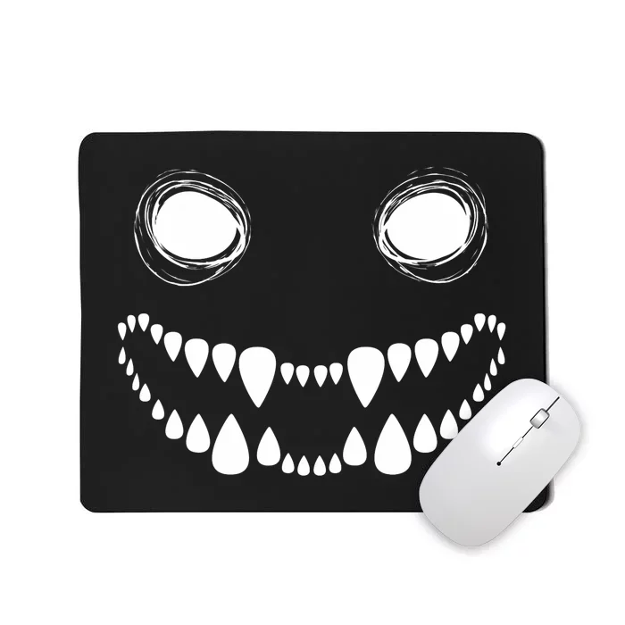 Cute Monster Face Costume Halloween Mousepad