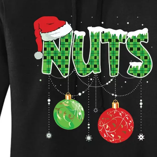 Chestnuts Matching Family Funny Chest Nuts Christmas Couples Women's Pullover Hoodie