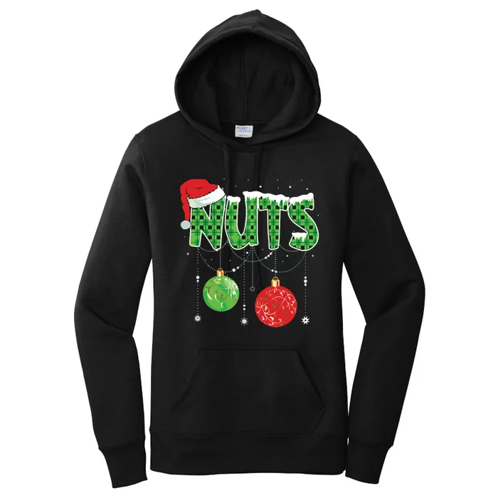 Chestnuts Matching Family Funny Chest Nuts Christmas Couples Women's Pullover Hoodie