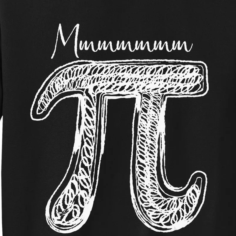 Cute Math for 3.14 Mmmm Pi Doodle funny Pi Day Tall Sweatshirt