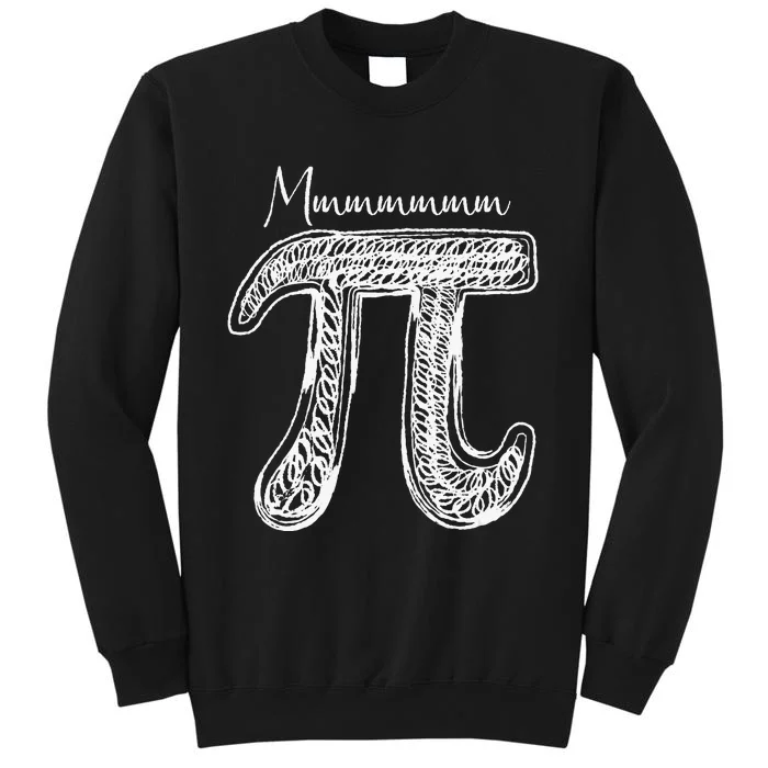 Cute Math for 3.14 Mmmm Pi Doodle funny Pi Day Tall Sweatshirt