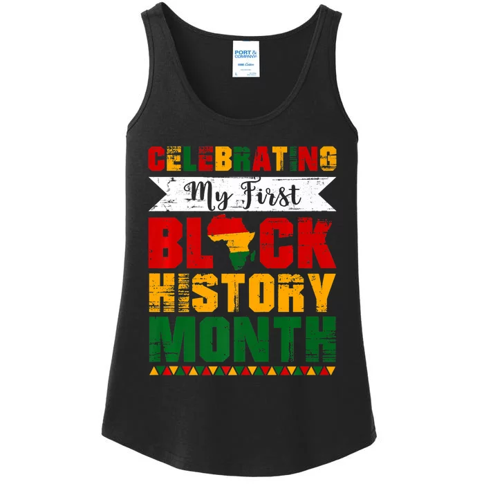 Celebrating My First Black History Month Melanin Ladies Essential Tank