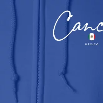 Cancun Mexico Flag Gift Full Zip Hoodie