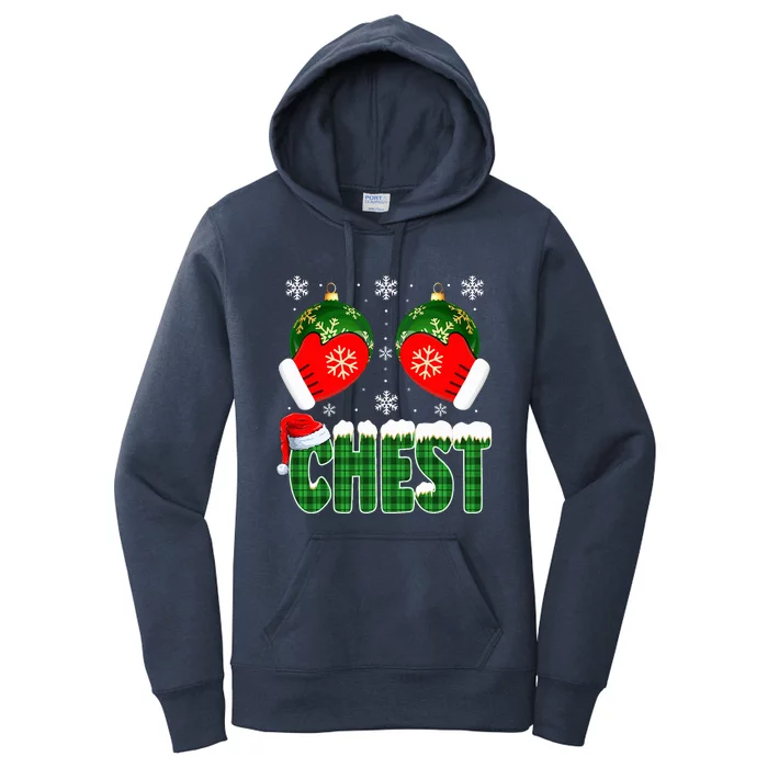 Chestnuts Matching Family Funny Chest Nuts Christmas Couples Women's Pullover Hoodie