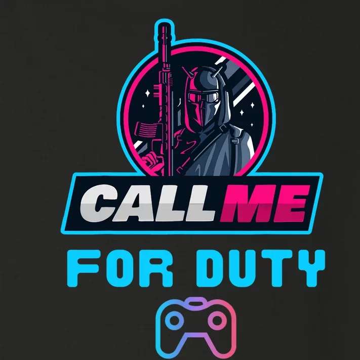 Call Me For Duty, Console Gaming Arcade Winning Mood Toddler Long Sleeve Shirt