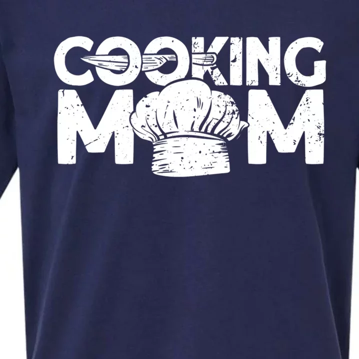 Cooking Mom Funny Gift Cook Cooking Funny Chef Gift Sueded Cloud Jersey T-Shirt