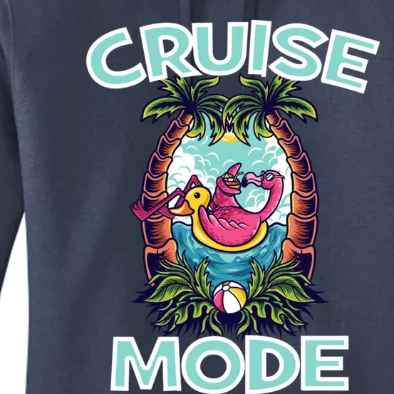 Cruise Mode Family Vacation Funny Ship Cruising Gift Women's Pullover Hoodie