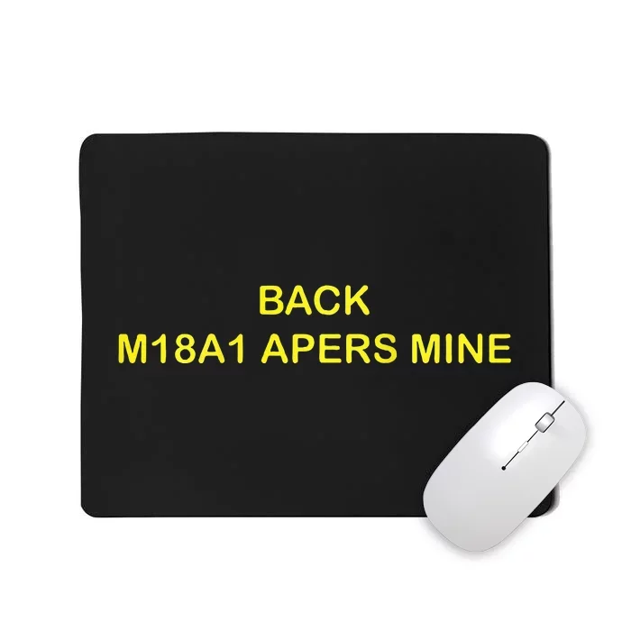 Claymore Mine Front Toward Enemy Military Mousepad