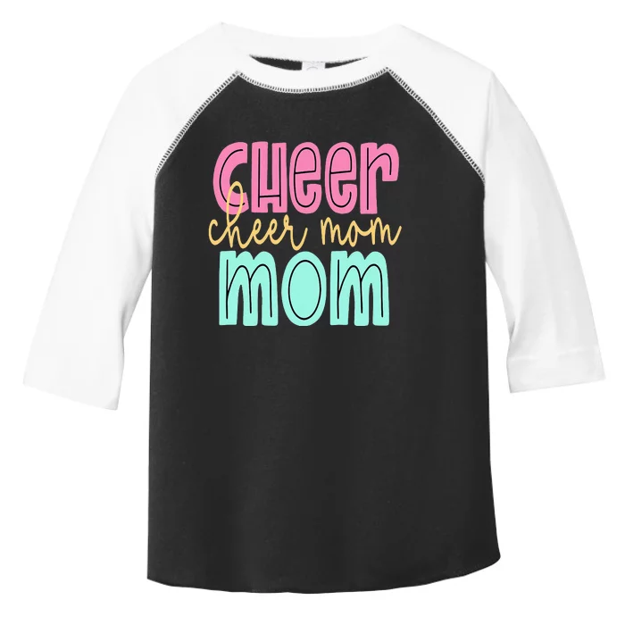 Cheerleader Mom for Cheerleading Mama Squad Cheer Practice Toddler Fine Jersey T-Shirt