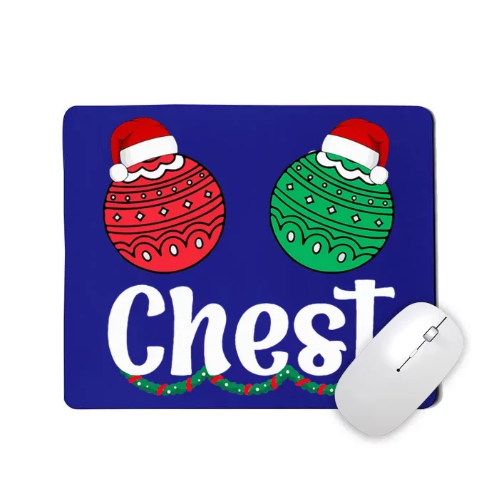 Chestnuts Matching Family Funny Chest Nuts Christmas Couples Mousepad