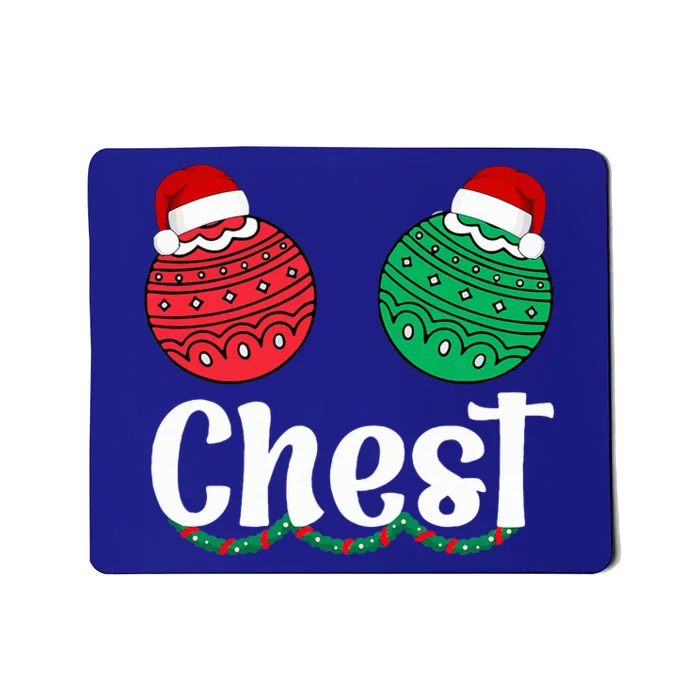 Chestnuts Matching Family Funny Chest Nuts Christmas Couples Mousepad