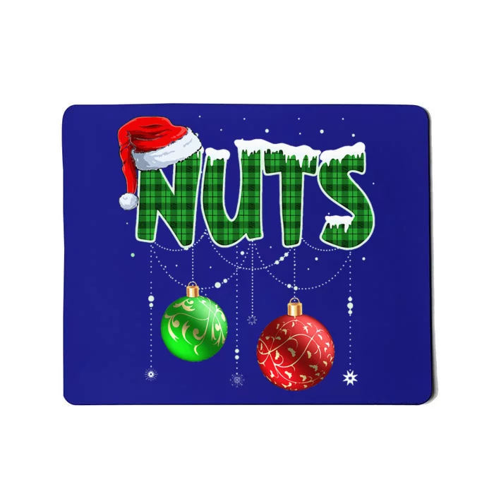 Chestnuts Matching Family Funny Chest Nuts Christmas Couples Mousepad