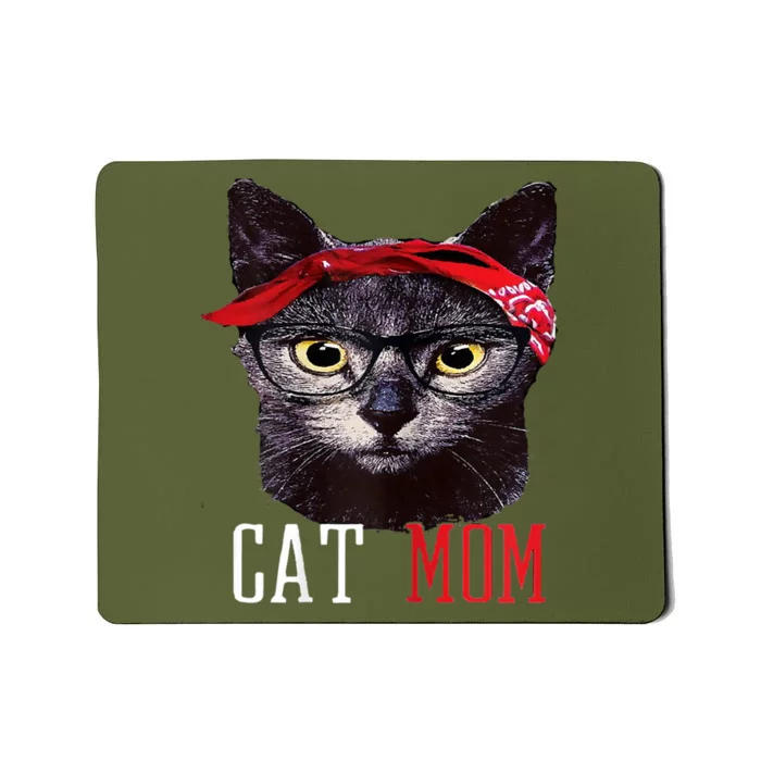 Cat Mom Funny And Cute Gift For Animal Lovers Mousepad