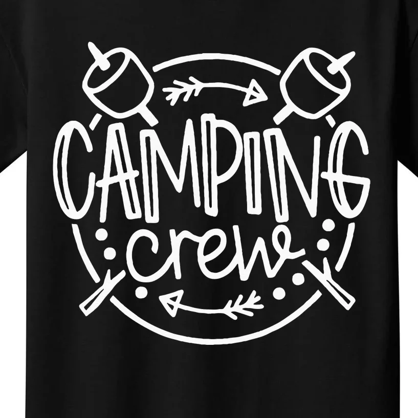 Camping Matching For Family Camper Group Camping Crew Kids T-Shirt