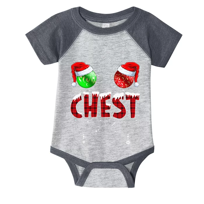 Chestnuts Matching Family Funny Chest Nuts Christmas Couples Infant Baby Jersey Bodysuit