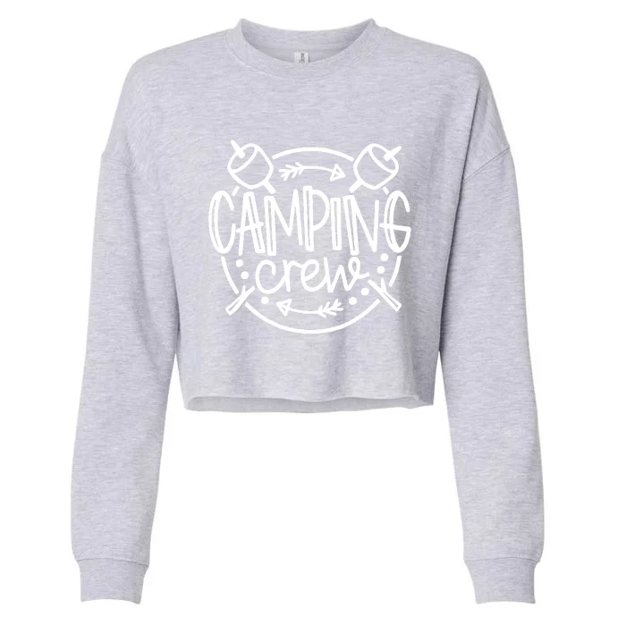 Camping Matching For Family Camper Group Camping Crew Cropped Pullover Crew