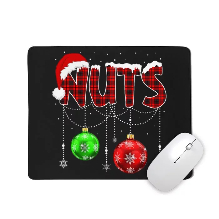 Chestnuts Matching Family Funny Chest Nuts Christmas Couples Mousepad