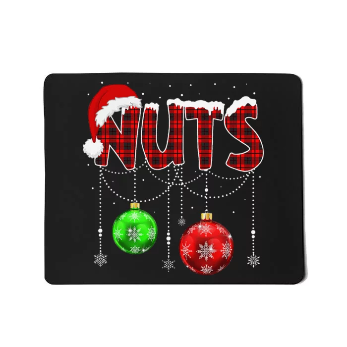 Chestnuts Matching Family Funny Chest Nuts Christmas Couples Mousepad