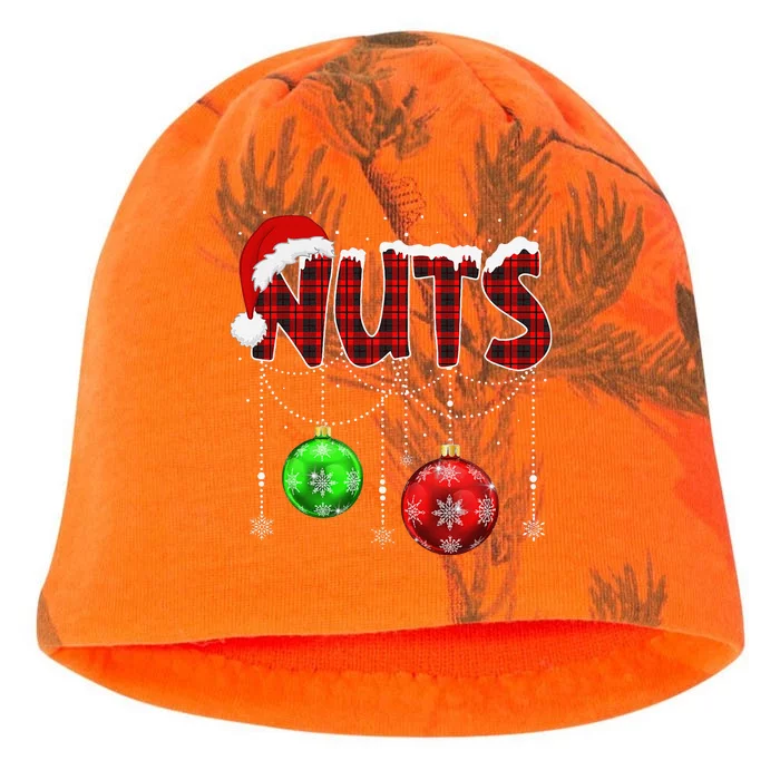 Chestnuts Matching Family Funny Chest Nuts Christmas Couples Kati - Camo Knit Beanie