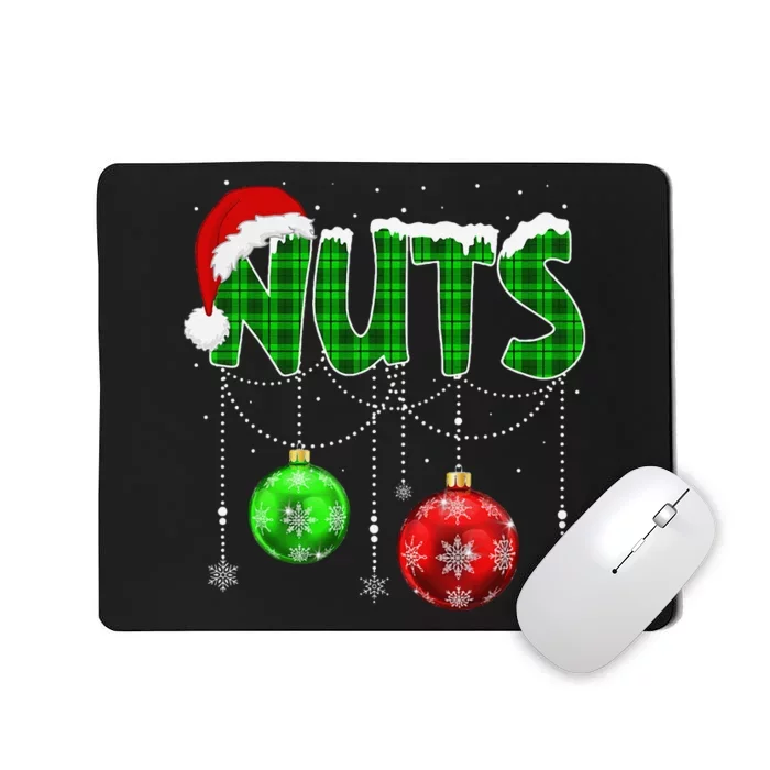 Chestnuts Matching Family Funny Chest Nuts Christmas Couples Mousepad