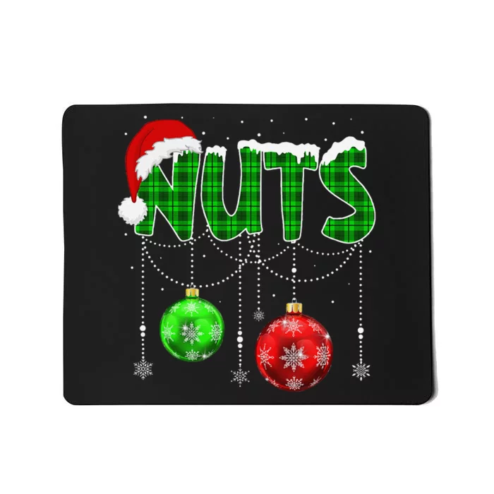 Chestnuts Matching Family Funny Chest Nuts Christmas Couples Mousepad