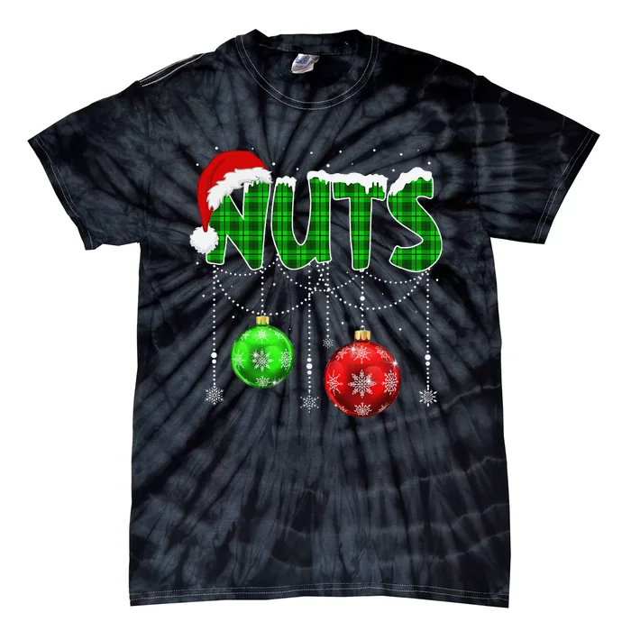 Chestnuts Matching Family Funny Chest Nuts Christmas Couples Tie-Dye T-Shirt