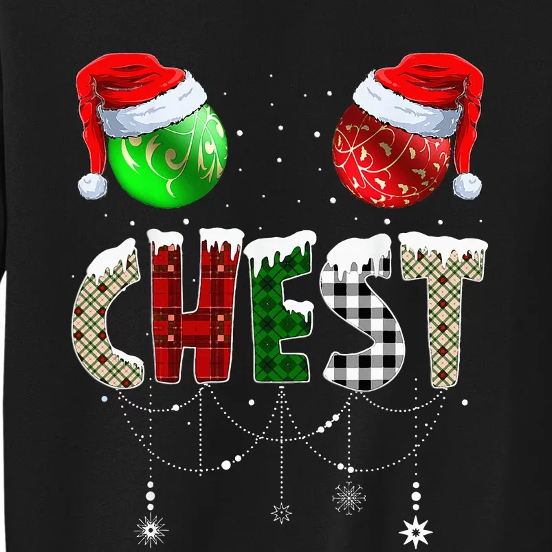 Chestnuts Matching Family Funny Chest Nuts Christmas Couples Tall Sweatshirt