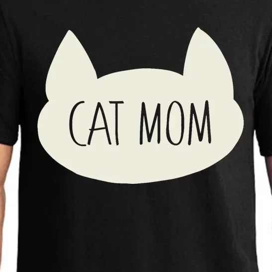 Cat Mom Funny Cat Mommy For Women For Mothers Day Pajama Set