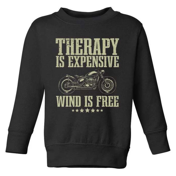 Cool Motorcycle For Women Motorcycle Lovers Bike Rider Toddler Sweatshirt