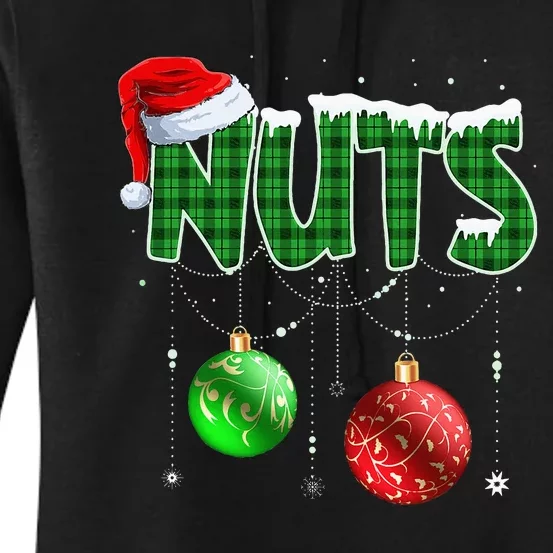 Chestnuts Matching Family Funny Chest Nuts Christmas Couples Women's Pullover Hoodie