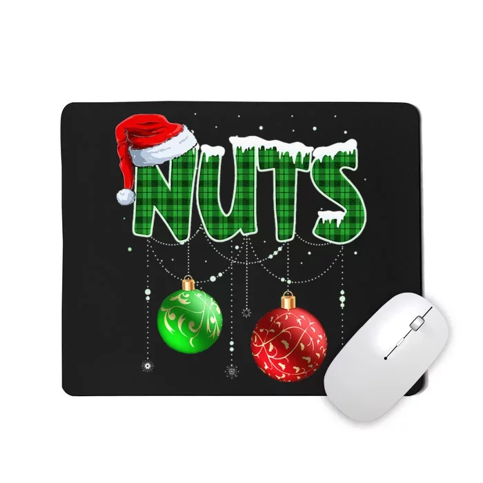 Chestnuts Matching Family Funny Chest Nuts Christmas Couples Mousepad